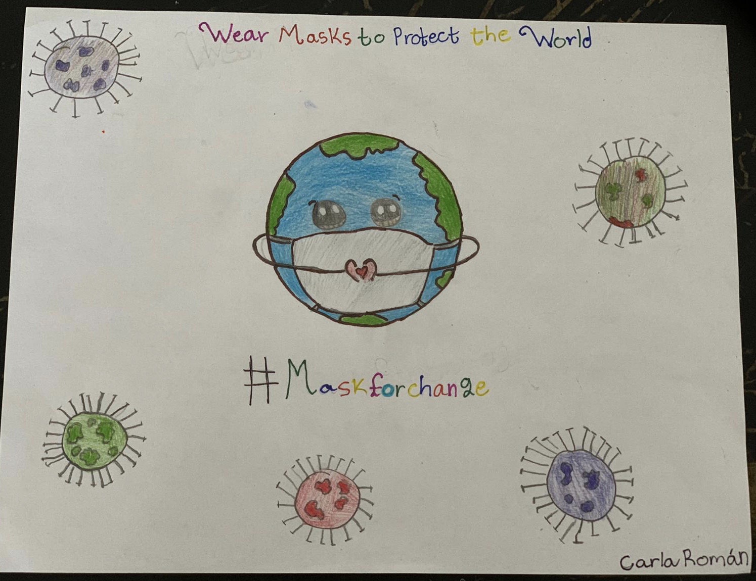 The student's poster submission