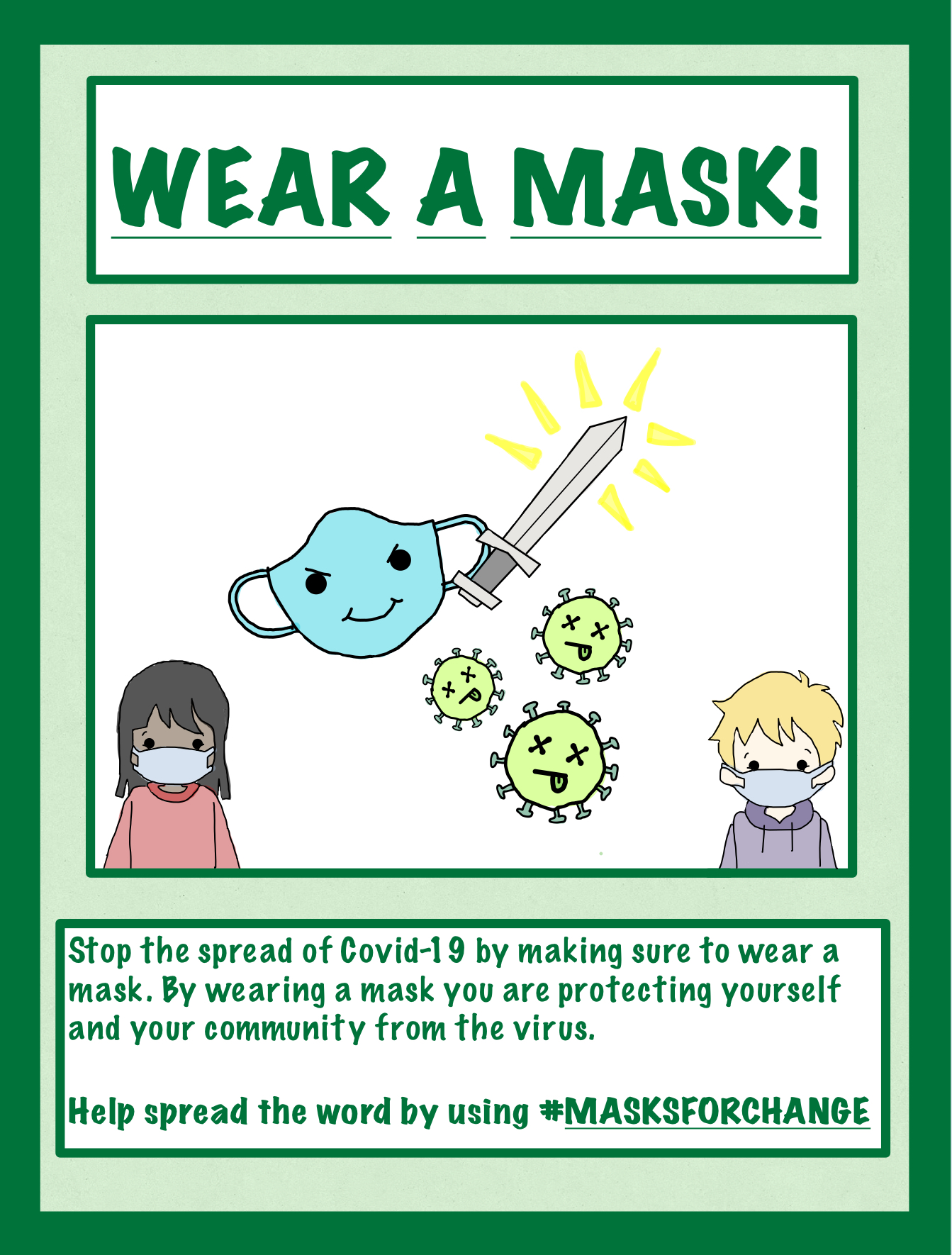 The student's poster submission