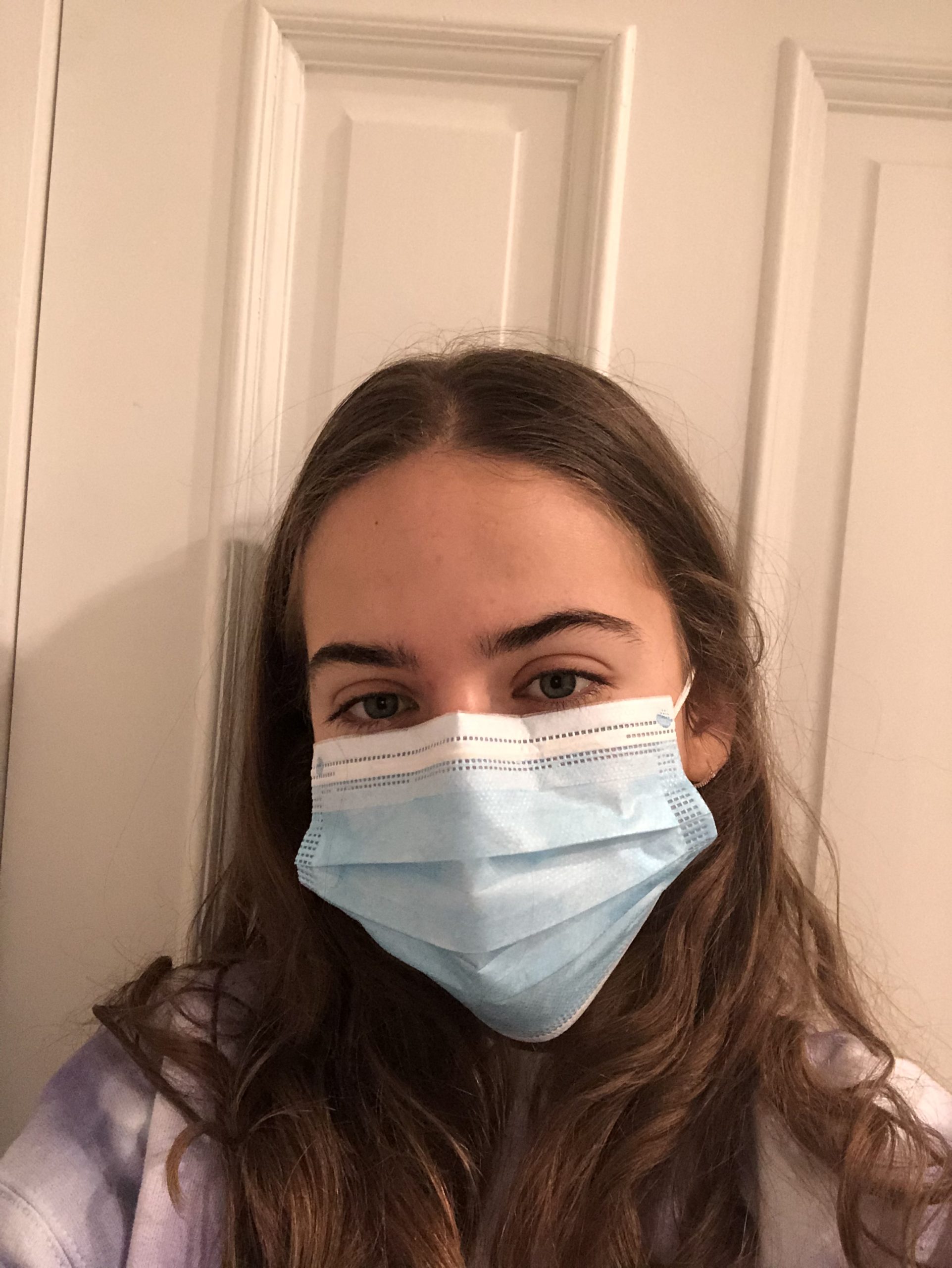 The student's selfie submission