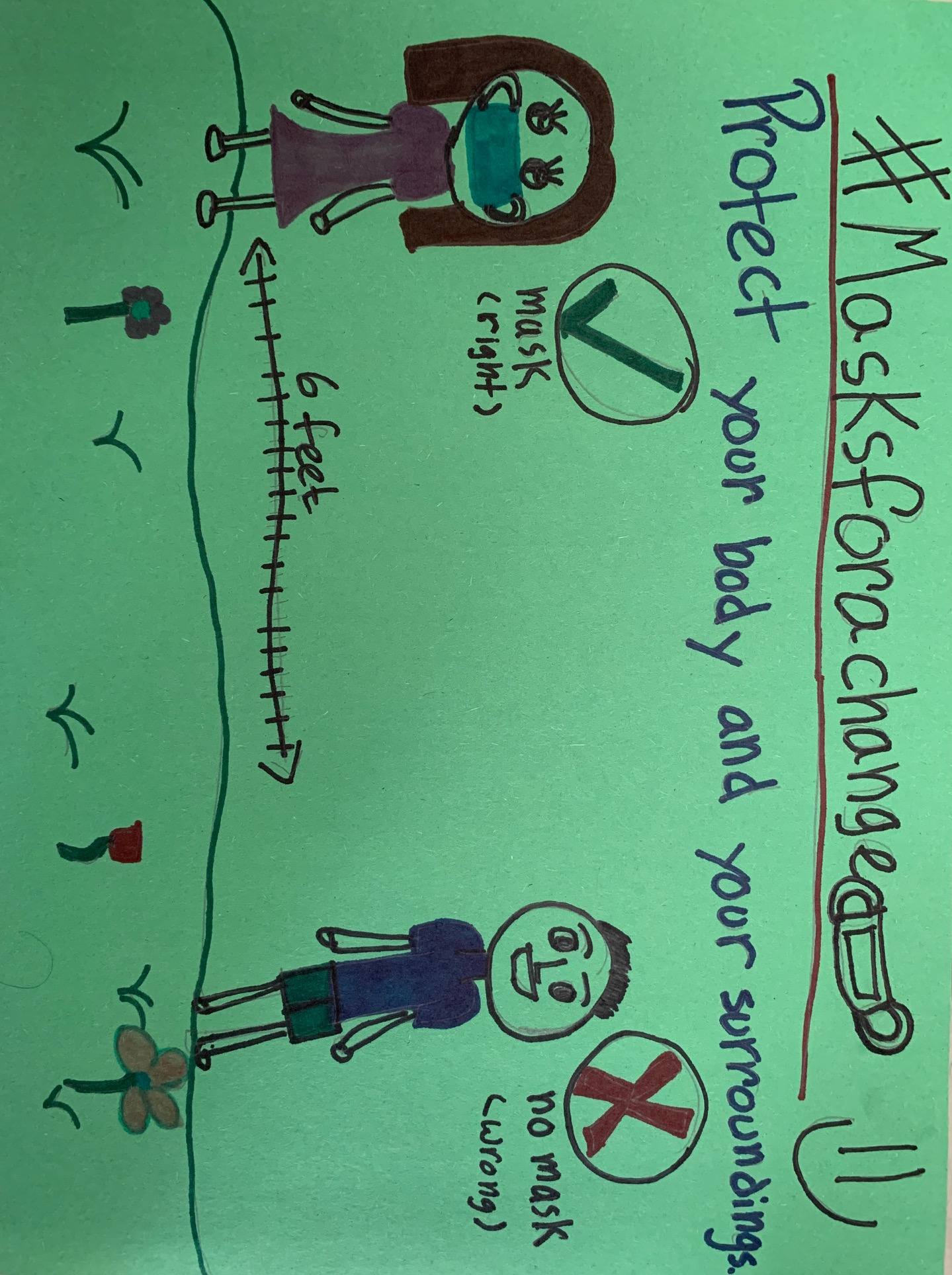 The student's poster submission