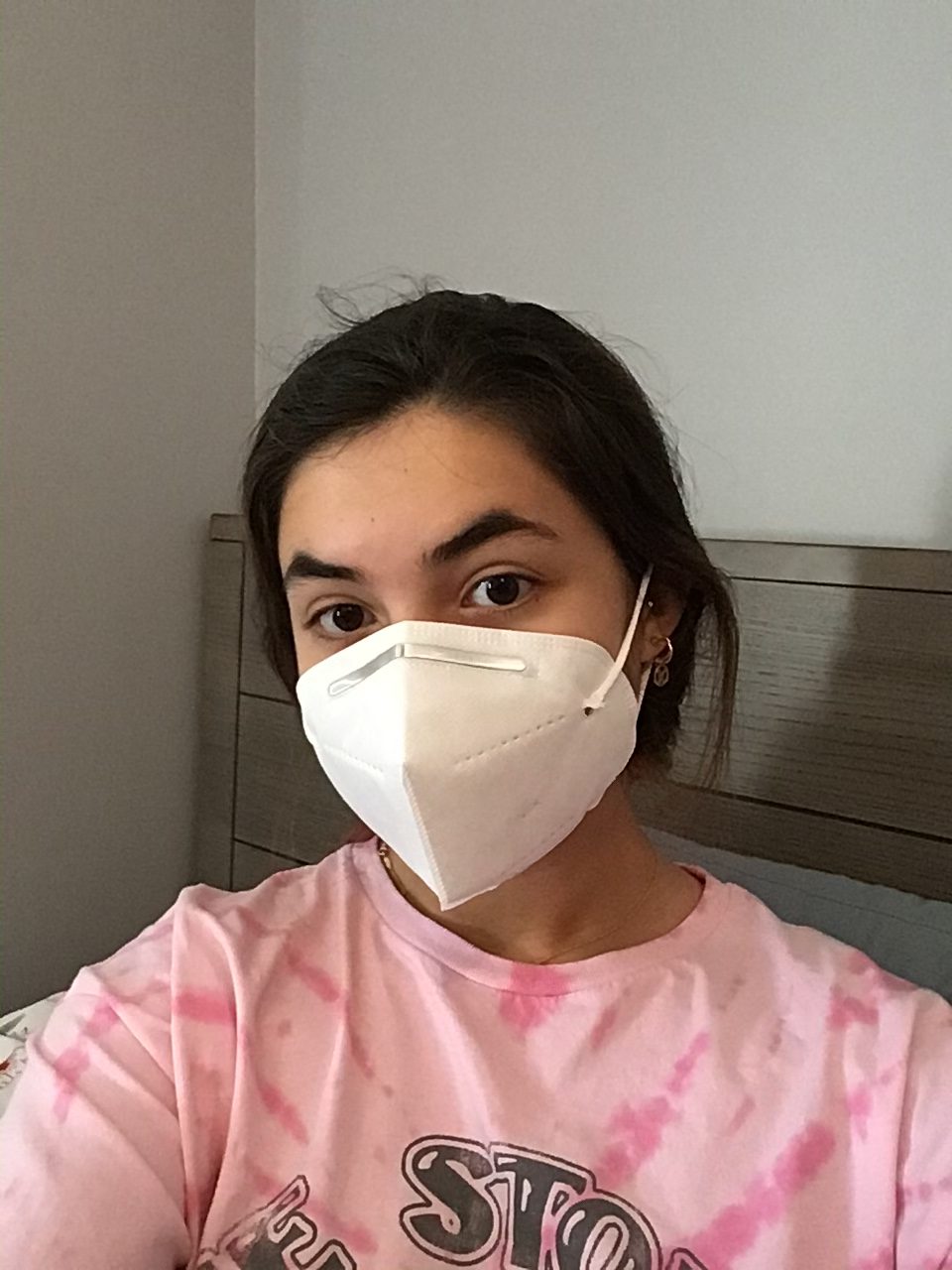 The student's selfie submission