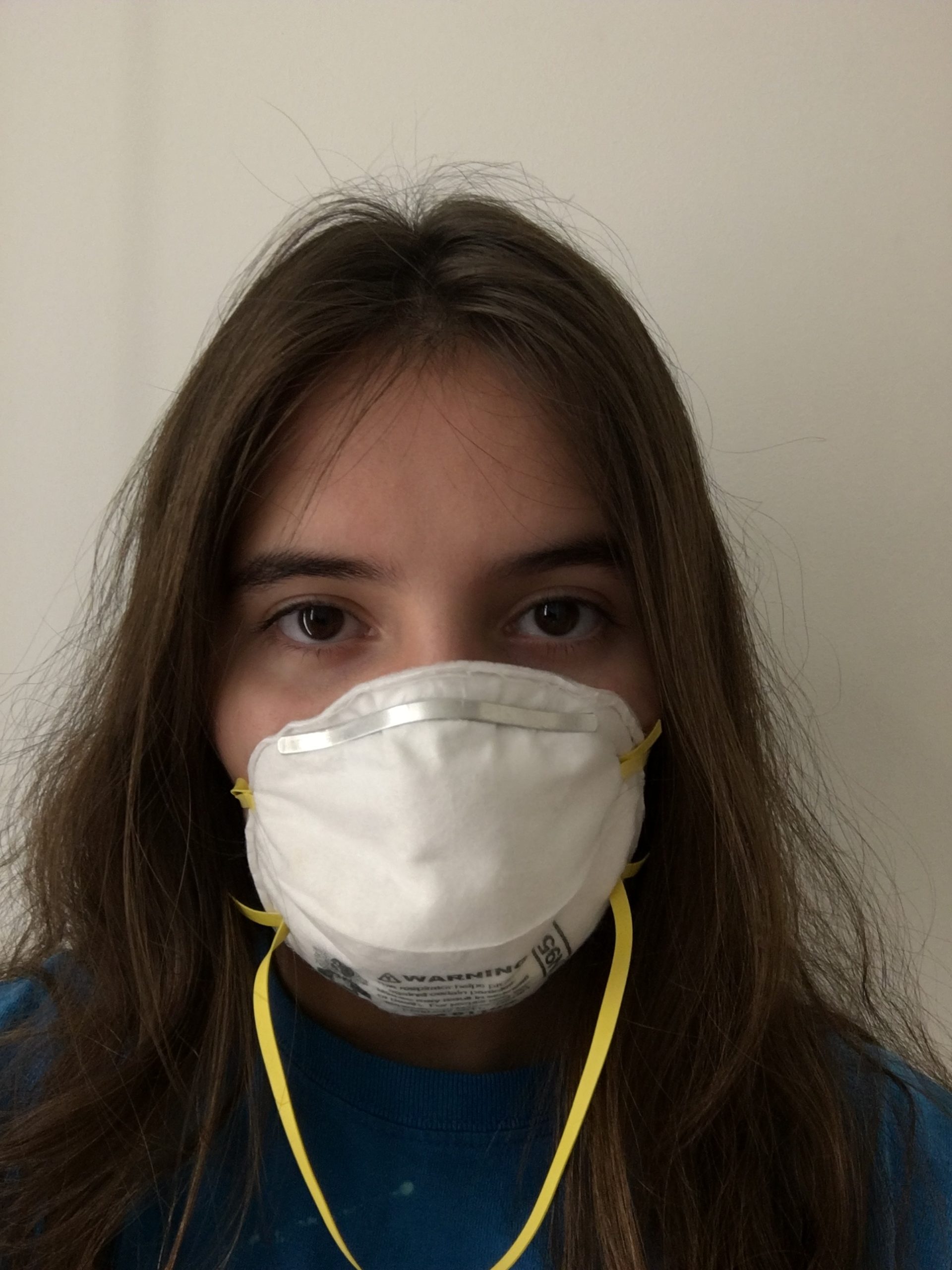 The student's selfie submission