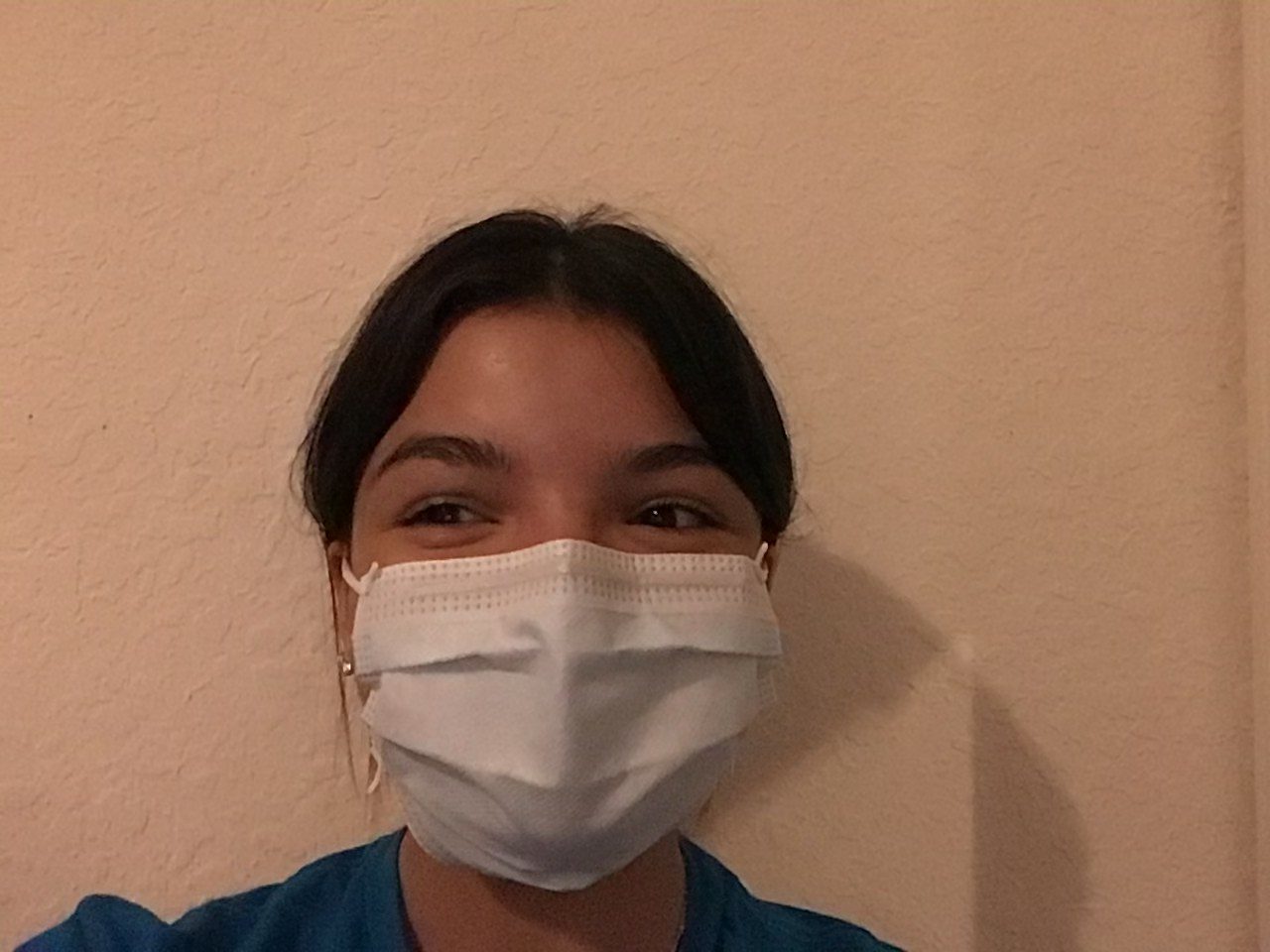 The student's selfie submission