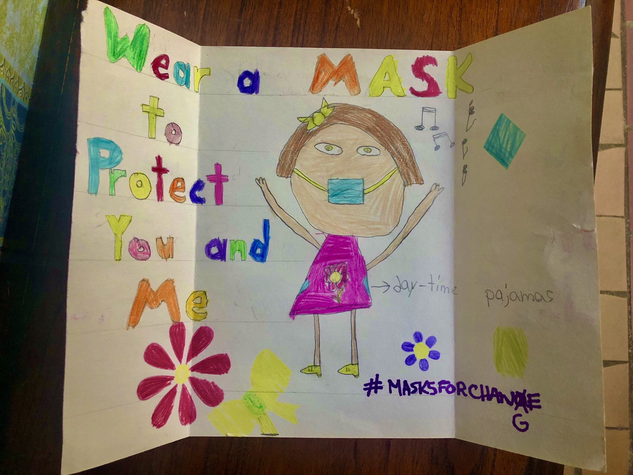 The student's poster submission