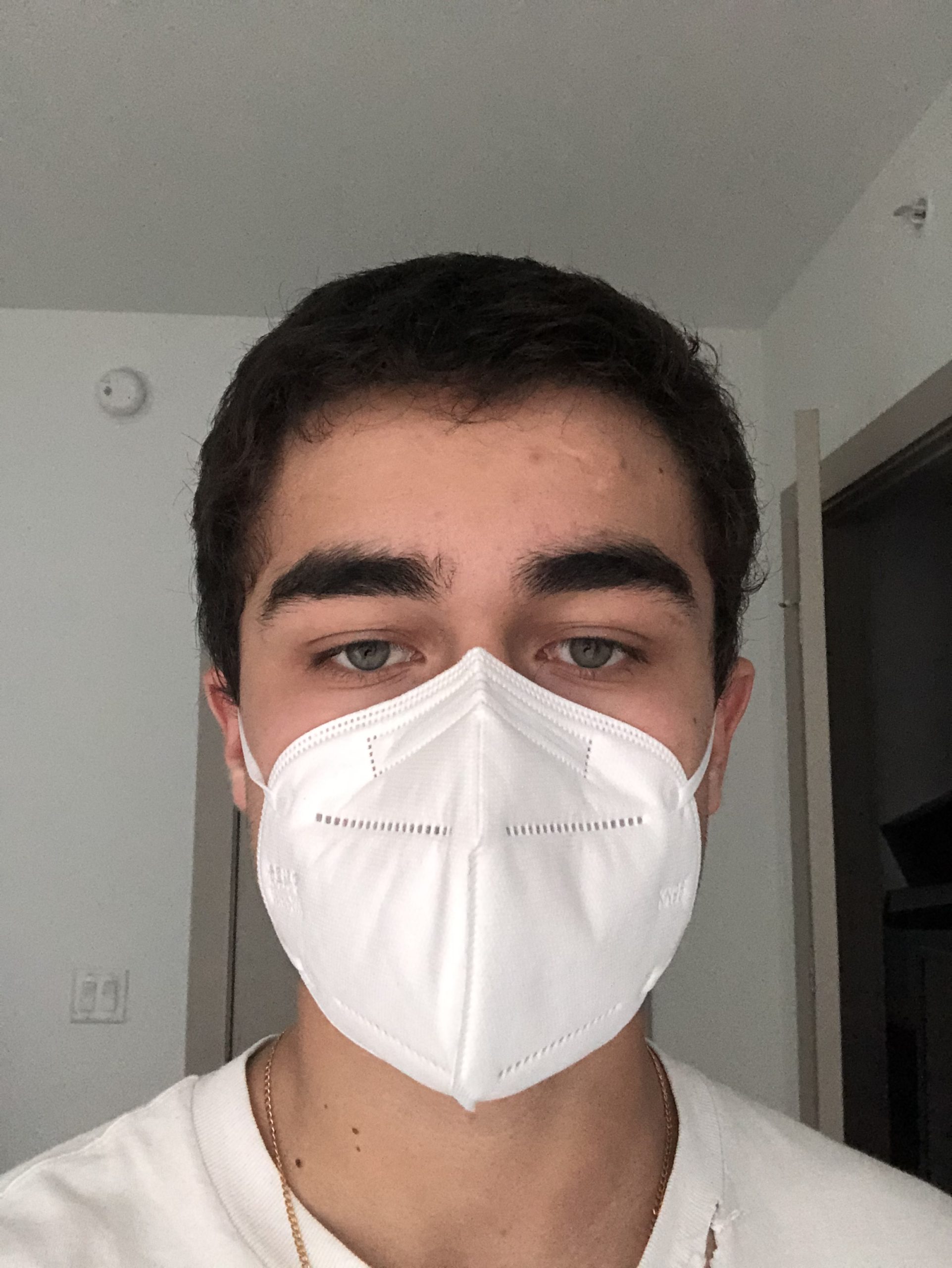 The student's selfie submission