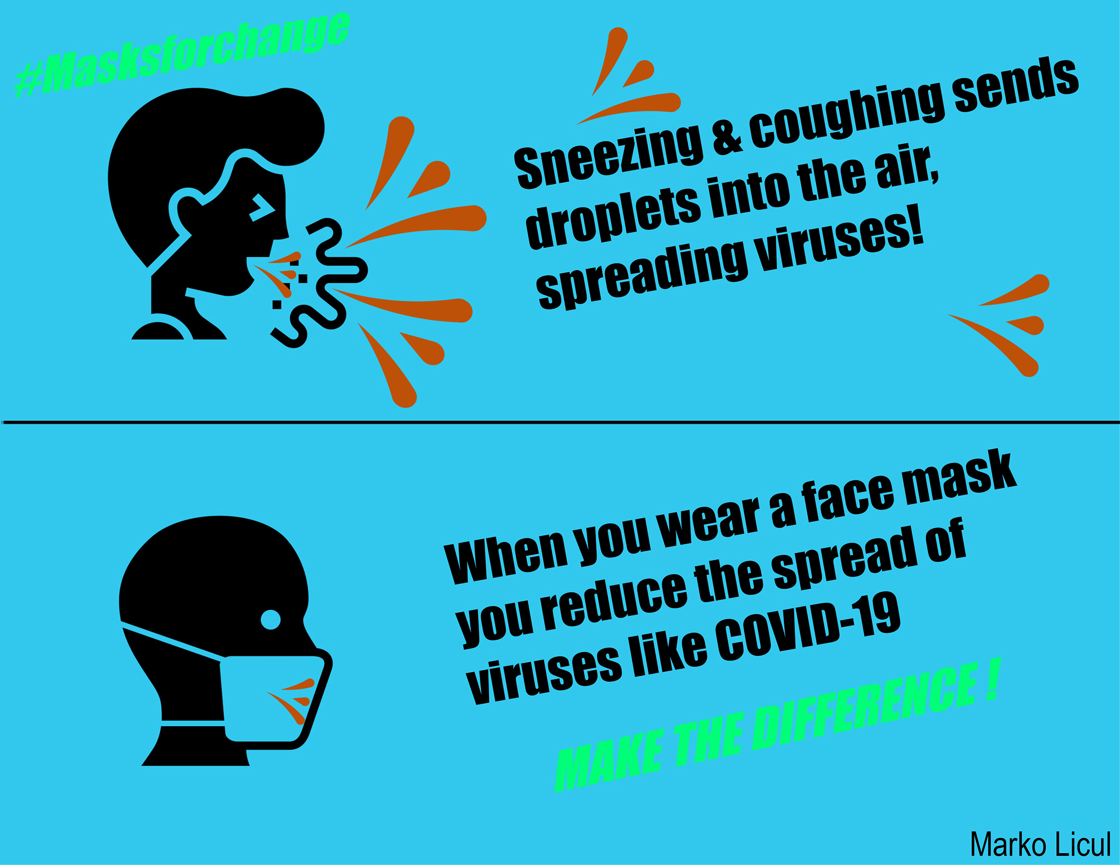 The student's poster submission