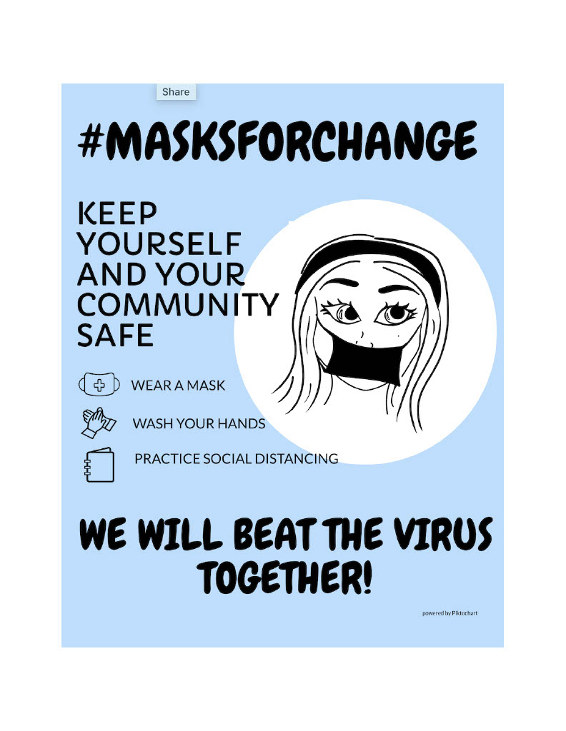 The student's poster submission