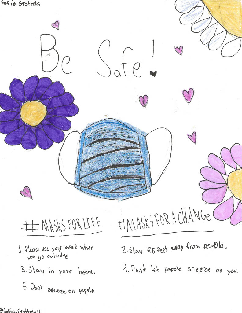 The student's poster submission