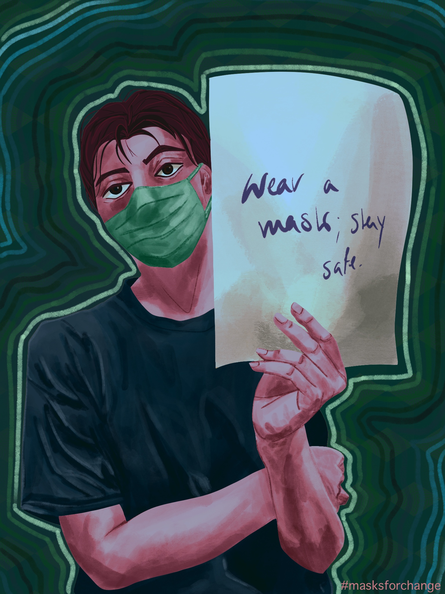 The student's poster submission